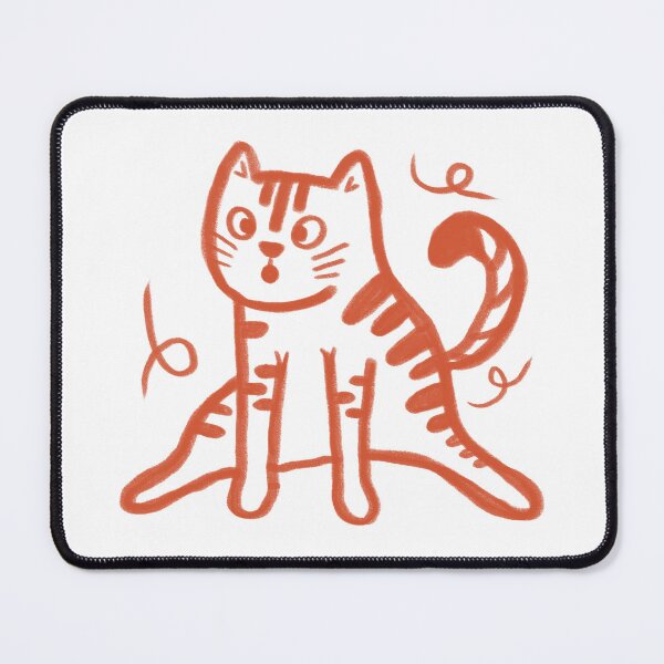 Item preview, Weird Orange Cat Sitting Like a Person designed and sold by Pryhozha.