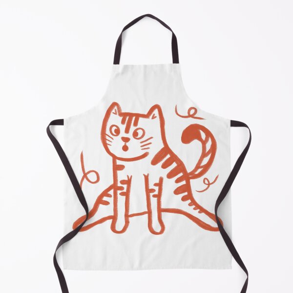Item preview, Weird Orange Cat Sitting Like a Person designed and sold by Pryhozha.