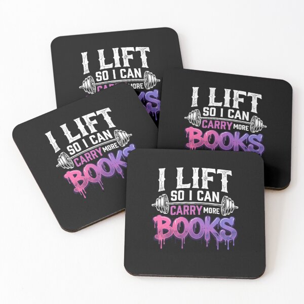 Item preview, I Lift So I Can Carry More Books Weightlifting Reader Gym Fitness Book Lover designed and sold by FormalDehyena.