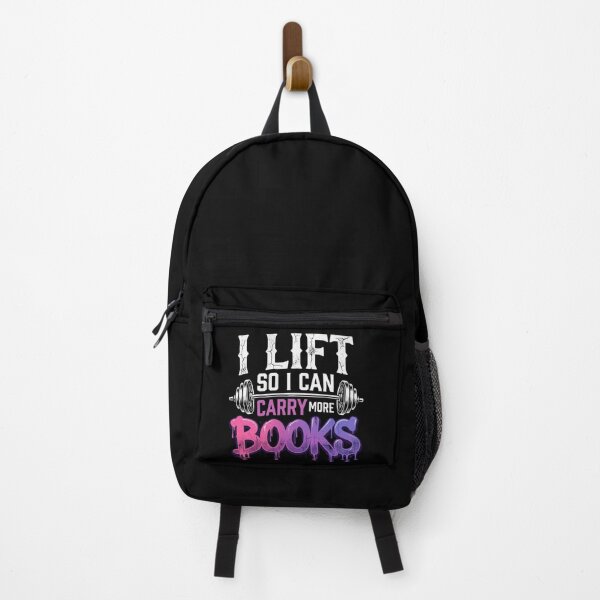Item preview, I Lift So I Can Carry More Books Weightlifting Reader Gym Fitness Book Lover designed and sold by FormalDehyena.