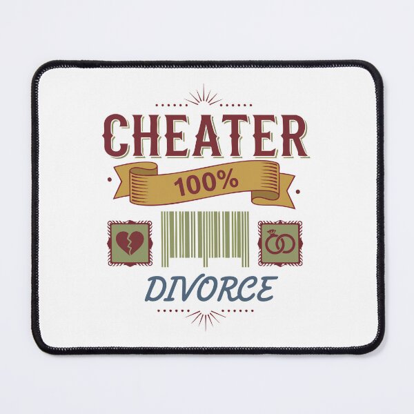 Item preview, Divorce Cheater 100 Newly Divorced Divorce Humor designed and sold by LuminOrb.