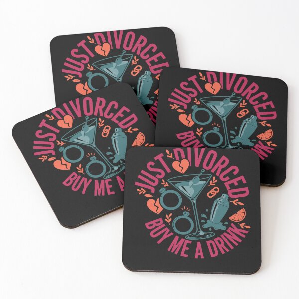 Item preview, Just Divorced Buy Me A Drink Divorce Party designed and sold by LuminOrb.