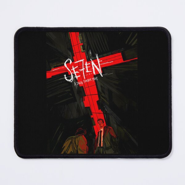 Item preview, Se7En Movie Poster Illustration David Fincher Classic Thriller designed and sold by mtanious.