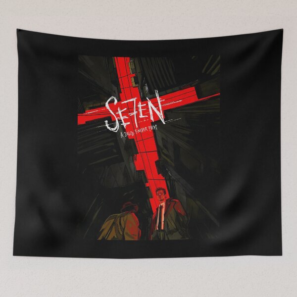 Item preview, Se7En Movie Poster  Illustration  David Fincher Classic Thriller designed and sold by mtanious.