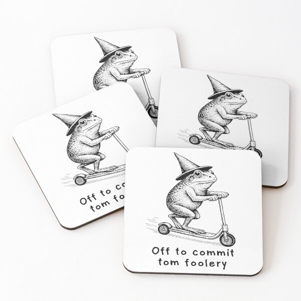 Item preview, Off to Commit Tom foolery Funny Frog designed and sold by will freed18.