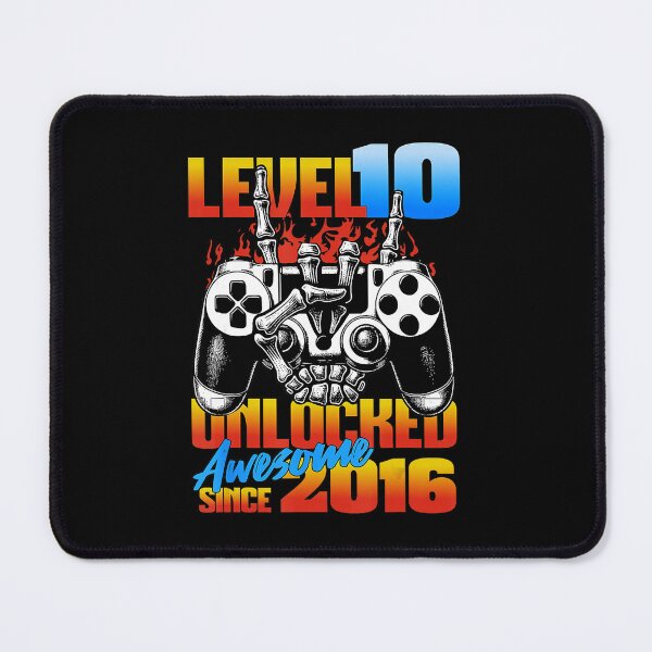 Item preview, Level 10 Unlocked Gamer Birthday Awesome Since 2016 designed and sold by FGTV2021.