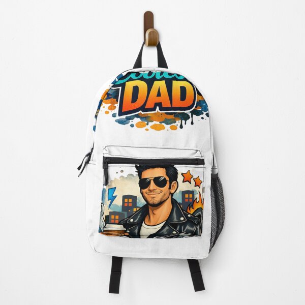 Item preview, Urban Coolest Dad Brown hair Mechanic Gamer Coffee Street Art Father's Day designed and sold by VISO-art.