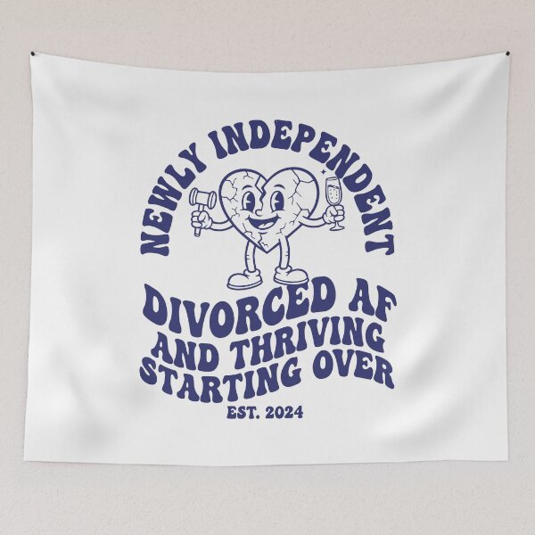 Item preview, Divorce Newly Independent Divorced AF And Thriving designed and sold by LuminOrb.