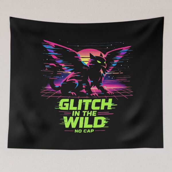 Item preview, Glitch In The Wild No Cap Griffin designed and sold by SplashTastic.