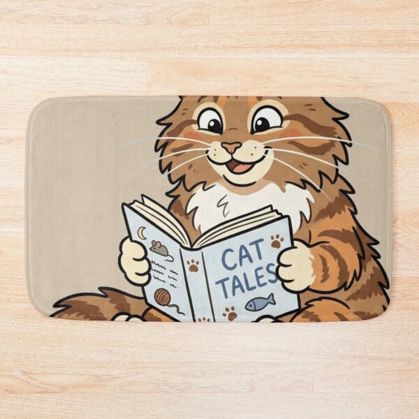 Item preview, Maine Coon Reading designed and sold by The King's general goods.