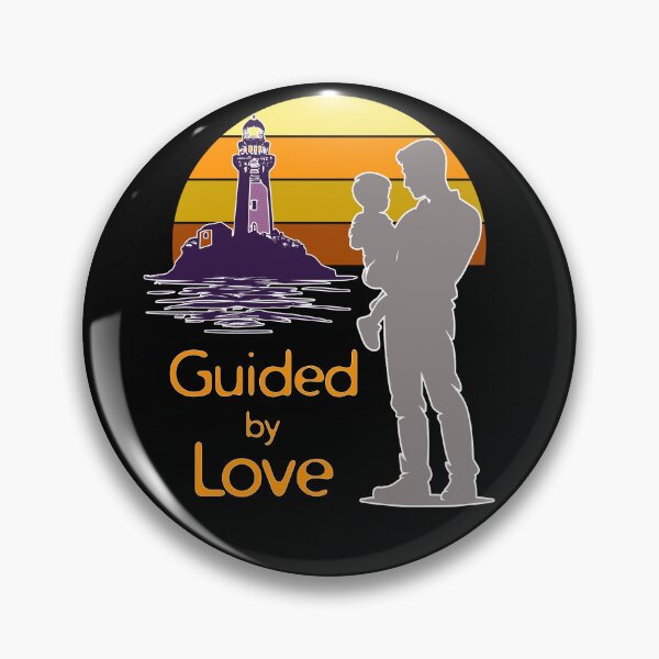 Artikelvorschau, Guided by Love - Father & Child Lighthouse Sunset entworfen und verkauft von EhrenGeneration.