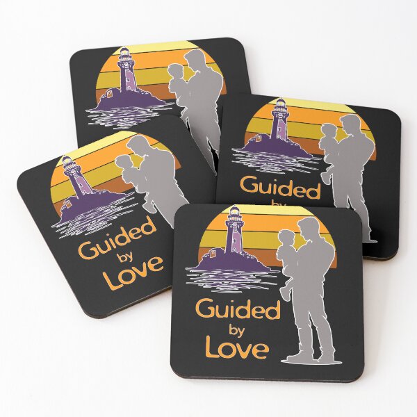 Item preview, Guided by Love - Father & Child Lighthouse Sunset designed and sold by EhrenGeneration.