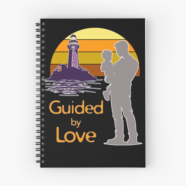 Item preview, Guided by Love - Father & Child Lighthouse Sunset designed and sold by EhrenGeneration.