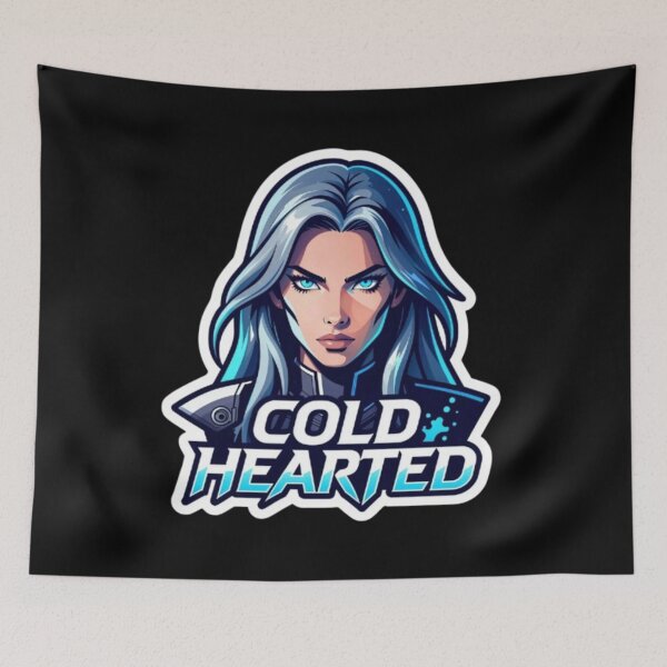 Item preview, Cold Hearted Blue Cyberpunk Girl designed and sold by Quotable Gear.