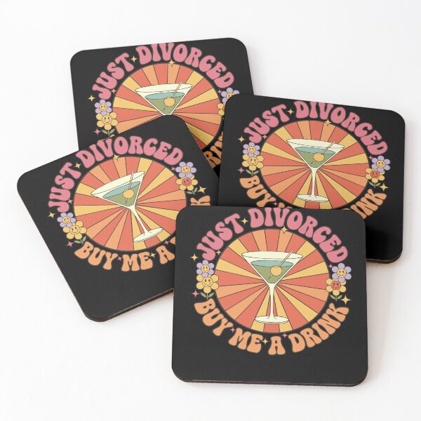 Item preview, Divorce Just Divorced Buy Me A Drink Finally designed and sold by LuminOrb.