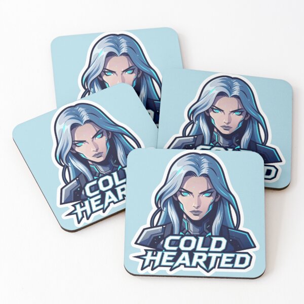 Item preview,  Cold Hearted Blue Cyberpunk Girl V2 designed and sold by Quotable Gear.