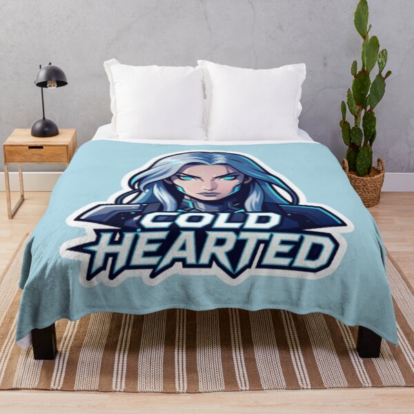 Item preview, Cold Hearted Blue Cyberpunk Girl V2 designed and sold by Quotable Gear.