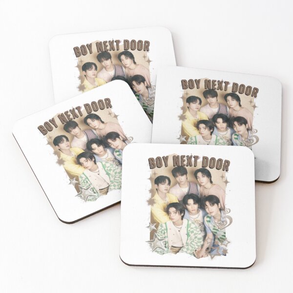 Item preview, BOY NEXT DOOR Collage: Blue Kpop Vibes designed and sold by AJUNICE STUDIO.