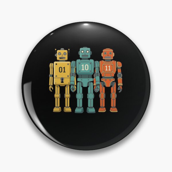 Item preview, 01 10 11 Binary Code Robots Programmer Computer Scientist Developer designed and sold by FormalDehyena.