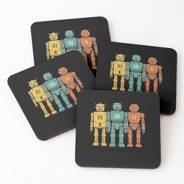 Item preview, 01 10 11 Binary Code Robots Programmer Computer Scientist Developer designed and sold by FormalDehyena.