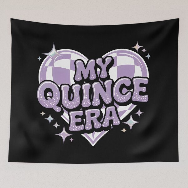 Item preview, My Quince Era Sparkle Heart Aesthetic designed and sold by SplashTastic.