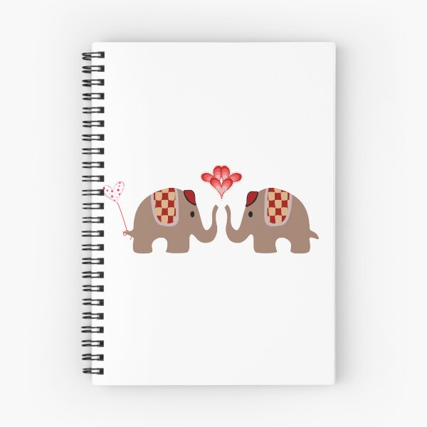 Item preview, Cute Elephant Couple in Love designed and sold by Aidile.