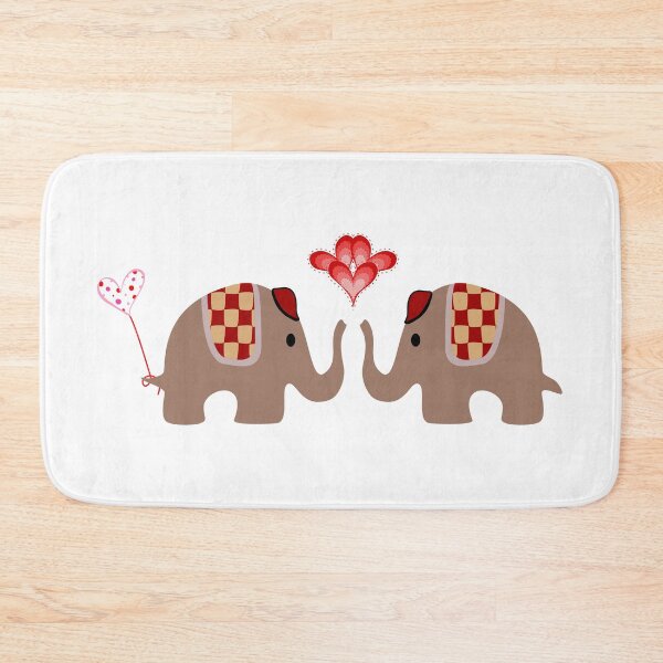 Item preview, Cute Elephant Couple in Love designed and sold by Aidile.