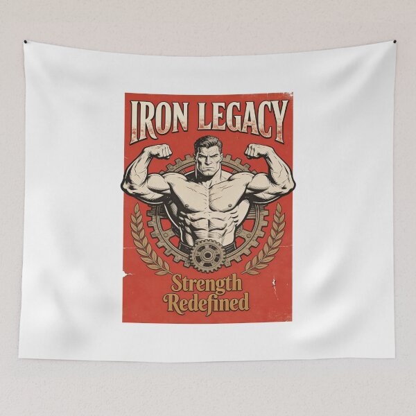 Item preview, Iron Legacy Vintage Bodybuilding designed and sold by 8FistsofTees.