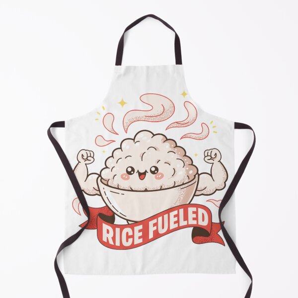 Item preview, Rice Fueled Cute Anime Food Power designed and sold by IslandTyped.