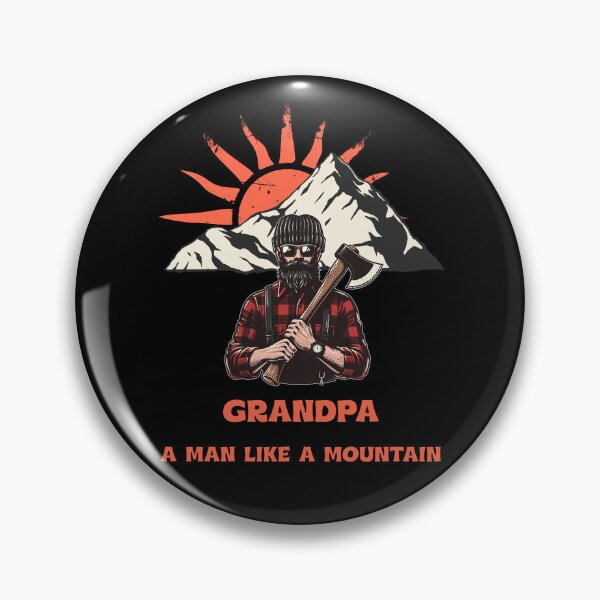 Item preview, Grandpa A Man Like A Mountain Lumberjack Father's Day designed and sold by EhrenGeneration.