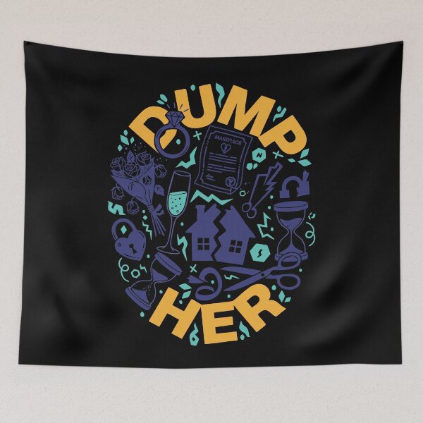 Item preview, Divorce Finally Divorced Divorce Humor Dump Her designed and sold by LuminOrb.
