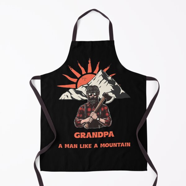 Item preview, Grandpa A Man Like A Mountain Lumberjack Father's Day designed and sold by EhrenGeneration.