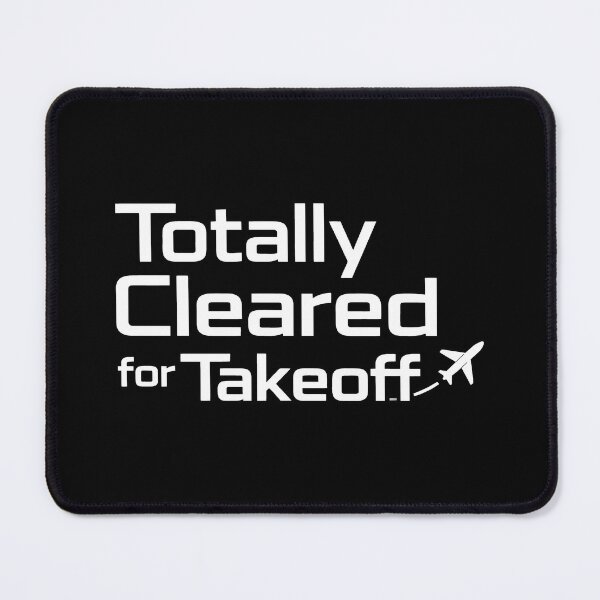 Item preview, Totally Cleared For Takeoff Minimalist Aviation designed and sold by SplashTastic.