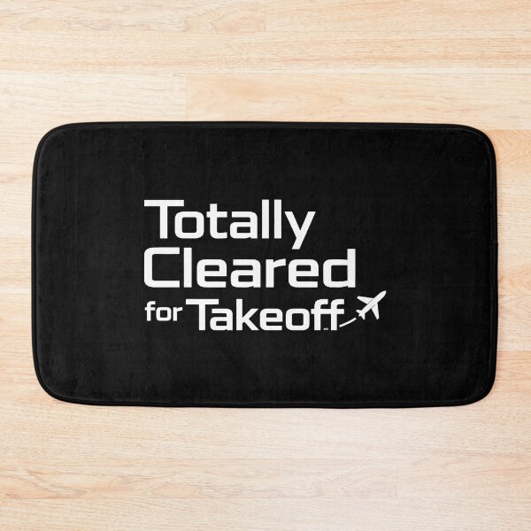 Item preview, Totally Cleared For Takeoff Minimalist Aviation designed and sold by SplashTastic.
