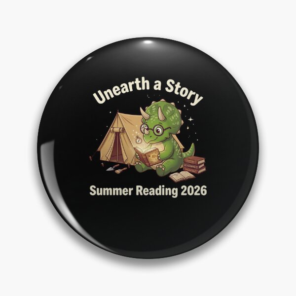 Item preview, Unearth A Story Summer Reading 2026 Dinosaur Reader Student Librarian designed and sold by FormalDehyena.