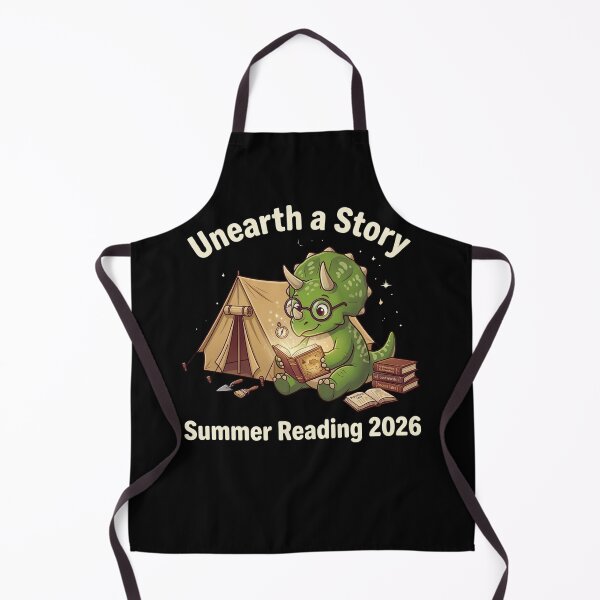 Item preview, Unearth A Story Summer Reading 2026 Dinosaur Reader Student Librarian designed and sold by FormalDehyena.
