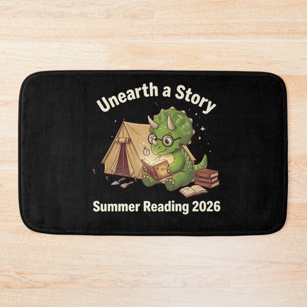 Item preview, Unearth A Story Summer Reading 2026 Dinosaur Reader Student Librarian designed and sold by FormalDehyena.
