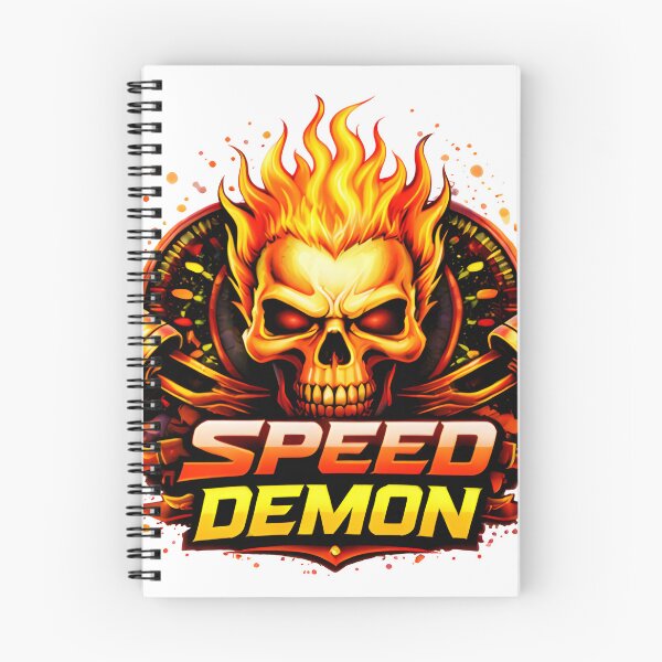 Item preview, Speed Demon Flaming Skull Racing Design designed and sold by R-B-Colors.