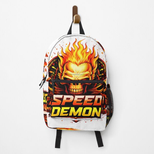 Item preview, Speed Demon Flaming Skull Racing Design designed and sold by R-B-Colors.