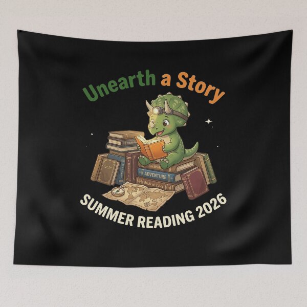 Item preview, Unearth A Story Summer Reading 2026 Dinosaur Reader Kids Book Adventure designed and sold by FormalDehyena.