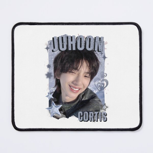 Item preview, CORTISs Juhoon Kpop Boy Group Black and White Collage Digital Art Portrait designed and sold by AJUNICE STUDIO.