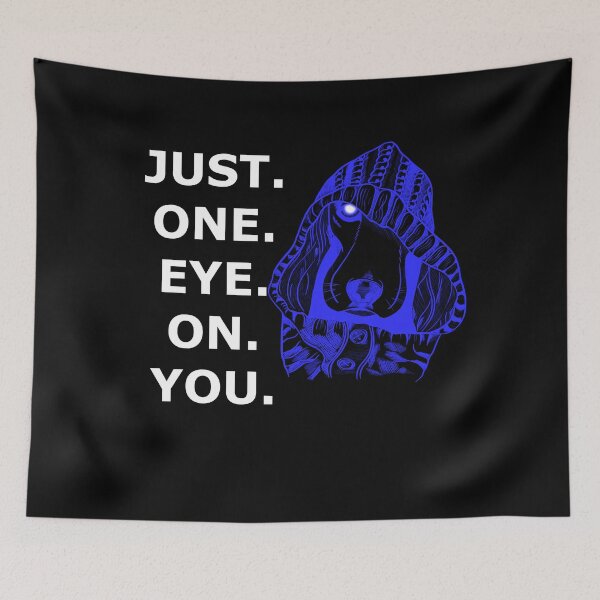 Item preview, Creepy Dog I See You Hoodie Dark Aesthetic Meme designed and sold by Maryart8.