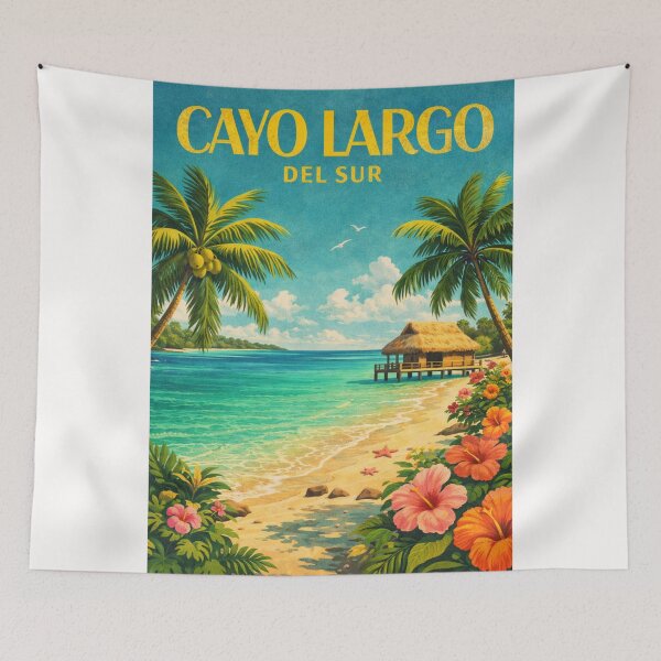 Item preview, Cayo Largo del Sur Cuba Caribbean Beach Isla de la Juventud Coral Coast designed and sold by Places On Earth.