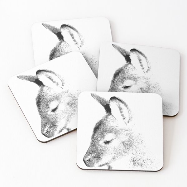 Item preview, Portrait of Young Wallaby designed and sold by Melville.Collective.