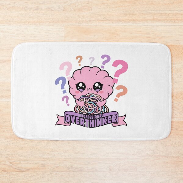 Item preview, Professional Overthinker Cute Anxious Brain designed and sold by IslandTyped.
