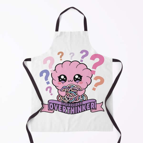 Item preview, Professional Overthinker Cute Anxious Brain designed and sold by IslandTyped.