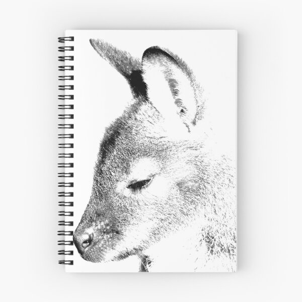 Item preview, Portrait of Young Wallaby designed and sold by Melville.Collective.