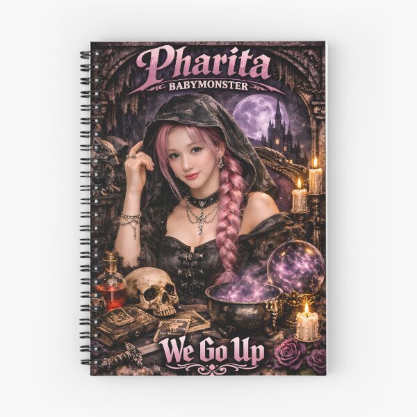 Item preview, Pharita BABYMONSTER Gothic Witch Kpop Fan Art designed and sold by Valereekmerch.