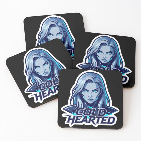 Item preview,   Cold Hearted Blue Cyberpunk Girl V4 designed and sold by Quotable Gear.