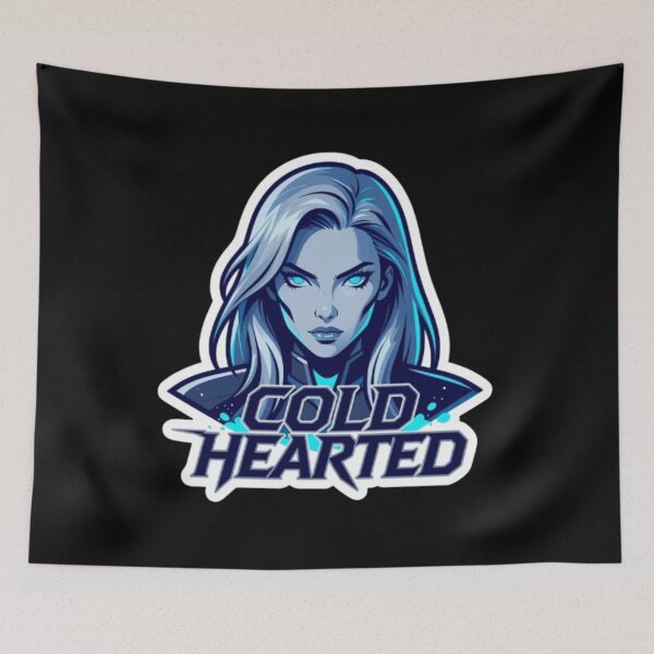 Item preview,   Cold Hearted Blue Cyberpunk Girl V4 designed and sold by Quotable Gear.